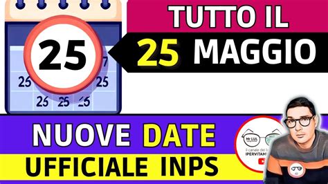 Inps Paga 25 Maggio⚠️ Nuovi Pagamenti Date Anticipi Rdc Auu Isee Pensioni Bonus 492€ Invalidi