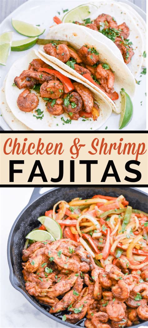 Chicken And Shrimp Fajitas Domestic Dee