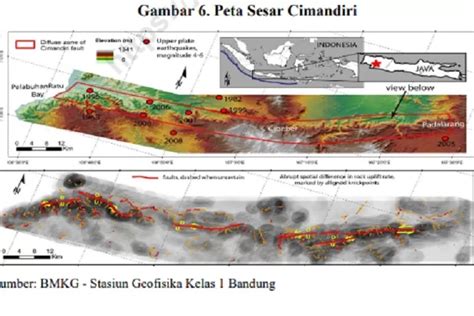 Mengenal Sesar Cimandiri Sesar Aktif Dengan Panjang Zona Hingga 100 Km