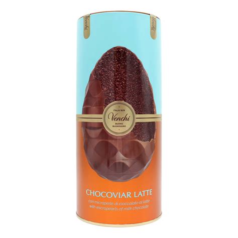 Venchi Uovo Chocaviar Latte Con Microsfere Di Cioccolato Gr