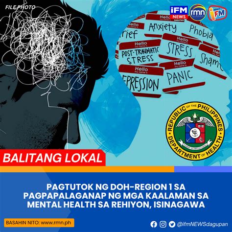 PAGTUTOK NG DOH REGION 1 SA PAGPAPALAGANAP NG MGA KAALAMAN SA MENTAL