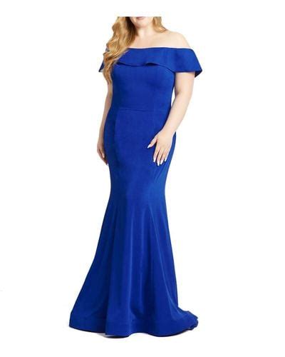 Blue Off The Shoulder Mermaid Dresses For Women Up To 75 Off Lyst