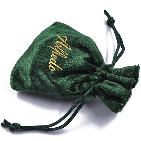 Super Soft Silk Velvet Jewelry Pouch With Custom Logo Dreamcity Packaging