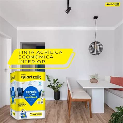 Tinta Latex Acrilica Antimofo Lata Fosco Economica Litros Cor Branco