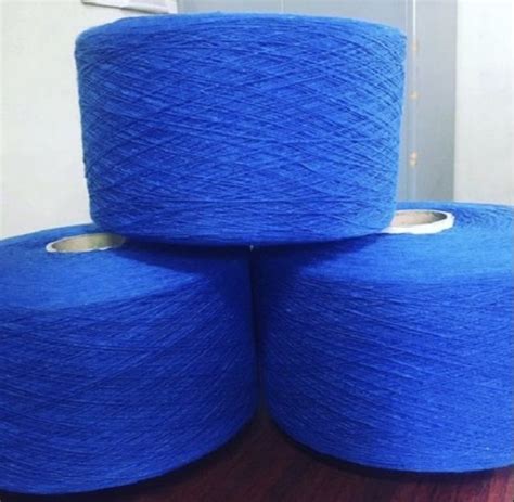 Oe Spun Royal Blue Recycled Colour Yarn Count 30 1 2 At Rs 265 Kg In Coimbatore