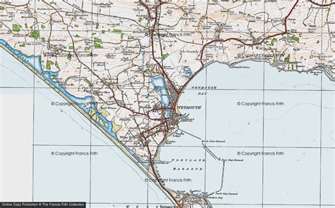 Historic Ordnance Survey Map of Weymouth, 1919