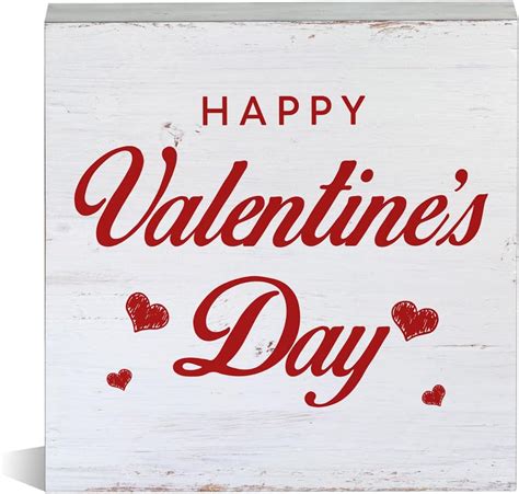 Amazon Valentines Day Decor Farmhouse Happy Valentine S Day Wooden