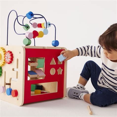 Cube géant multi activités en bois Oxybul Eveil et jeux IDKIDS