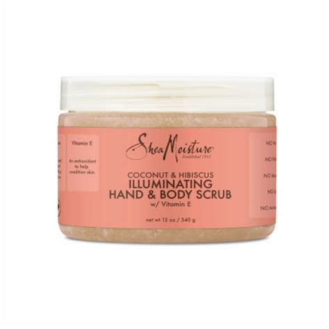 Sheamoisture Illuminating Coconut And Hibiscus Body Scrub 12 Oz King