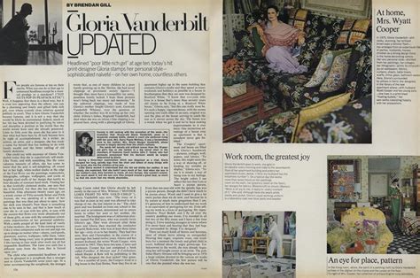 Gloria Vanderbilt Updated Vogue June 1975