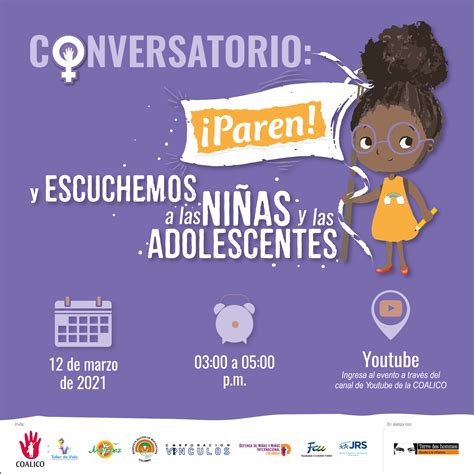 Conversatorio PAREN Y ESCUCHEMOS A LAS NIÑAS Y A LAS ADOLESCENTES