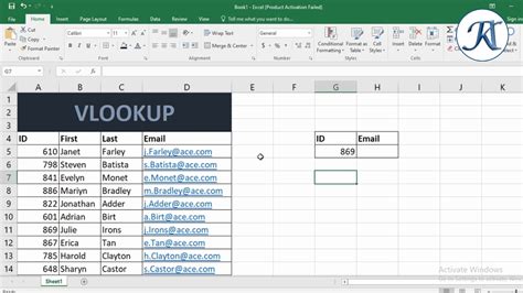 Advanced Excel VLOOKUP Function In Ms Excel Microsoft Office Excel