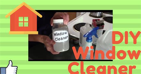 DIY Window Cleaner