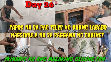 Day Natapos Na Sa Pag Tiles Ng Buong Lababo Ginagawa Na Ang