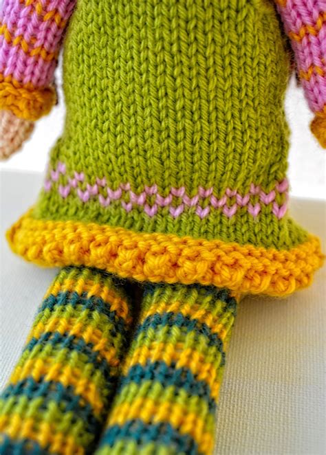 Tulip Rag Doll Knitting Pattern Doll Knitting Pattern Doll Etsy