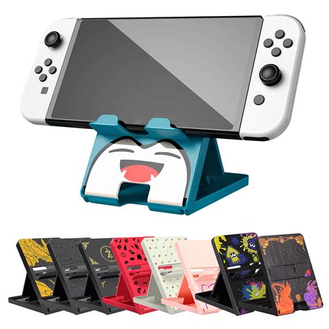 Switch Lite OLED Holder Stand Game Clip Acess Rios Suporte Para Celular