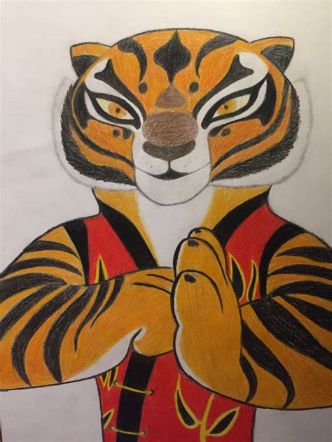 How To Draw Kung Fu Panda Tigress Marchbob