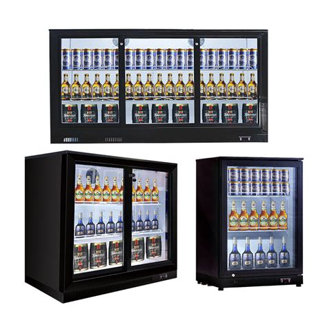 3 Doors Counter Top Beer Fridge Display Cooler Beverage Refrigerator Under Back Bar Cooler