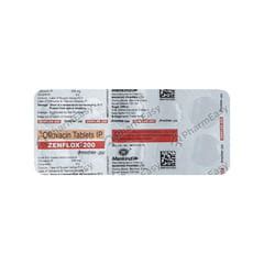 Zenflox 200 MG Tablet (10) - Uses, Side Effects, Dosage, Composition ...