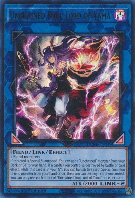 Anima Svincolata Signore Di Yama Duelist Nexus Yu Gi Oh Cardtrader