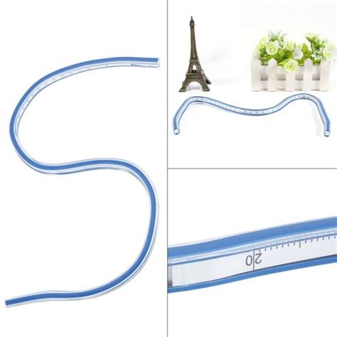 RHO règle de courbe flexible Règle de Courbe en Plastique Flexible de