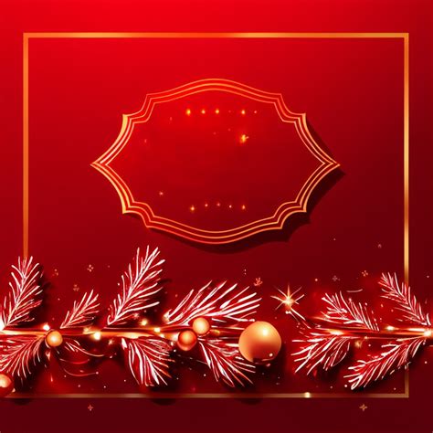 Free Red Christmas Card Background