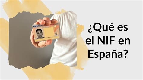 Qué es el NIF TODO lo que necesitas saber