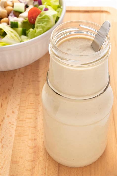 Creamy Dijon Cashew Dressing Vegan Three Little Chickpeas