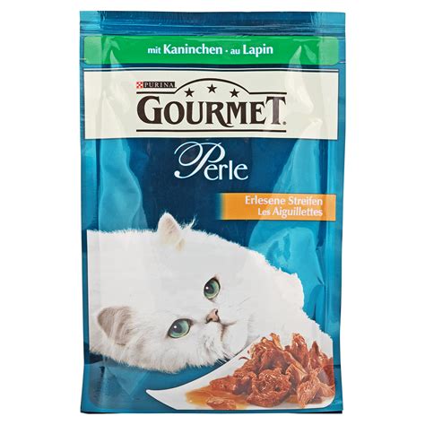 Katzennassfutter Gourmet Perle Kaninchen 85 G