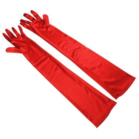 Stretch Satin Extra Long Gloves Wrist Elbow Opera Evening Party Fancy