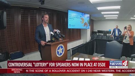 Controversial Lottery For Speakers Now In Place At OSDE YouTube