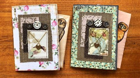 Quick And Easy 15 Min Junk Journal Tutorial Youtube Old Book Art