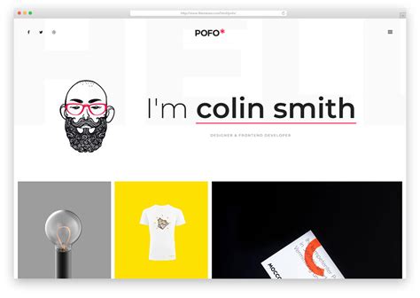 20 Best Bootstrap Portfolio Templates 2024 - Colorlib