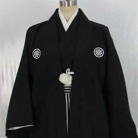 Quimono Samurai Tradicional Japon S Preto Masculino Roup O De Banho