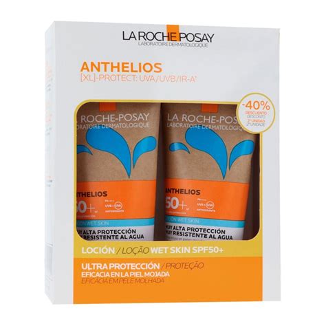 La Roche Posay Anthelios Loción Wet Skin Spf50 Duplo 2 X 200ml Envío