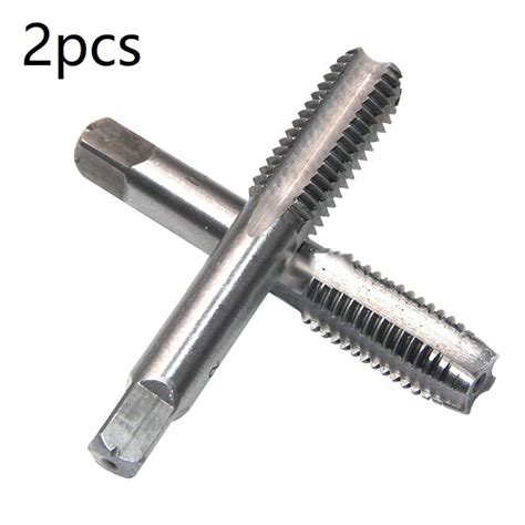 2pcs M3 M16 Hss Screw Tap Drill Bit Set Straight Flute Plug Tap Hand