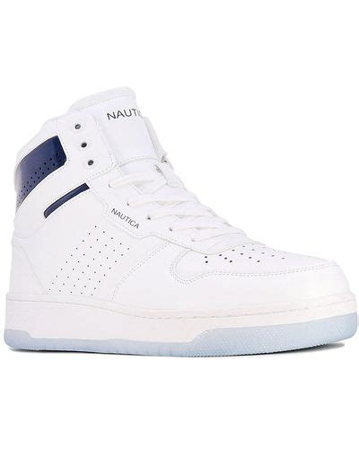 White Nautica Sneakers For Men Lyst