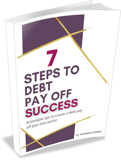 7 Steps To Debt Pay Off Success How To Pay Off Debt Fast Making