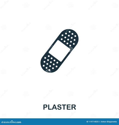 Plaster Icon Line Style Icon Design Ui Illustration Of Plaster Icon