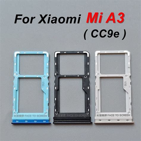 Sim Card Trays For Xiaomi Mi A3 Sim Slot Holder Socket Adapter Replacement Cc9e M1906f9sh