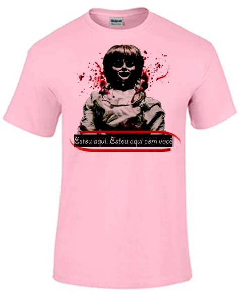 Emporio Dutra Camiseta Adulto Ou Infantil Annabelle Filme Terror Boneca