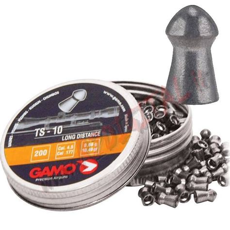 PIOMBINI GAMO TS 10 0 68G LONG DISTANCE IC41 DIABOLO CAL 4 5 Mm 177