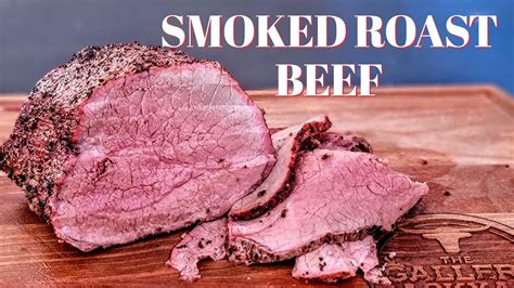 Easy Smoked Roast Beef Recipe Eye Of Round Roast Beef Masterbuilt