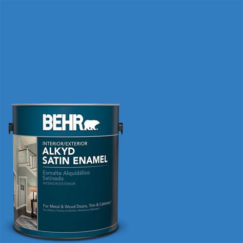 Behr Premium Plus Ultra Gal N Shadow Blue Satin Enamel