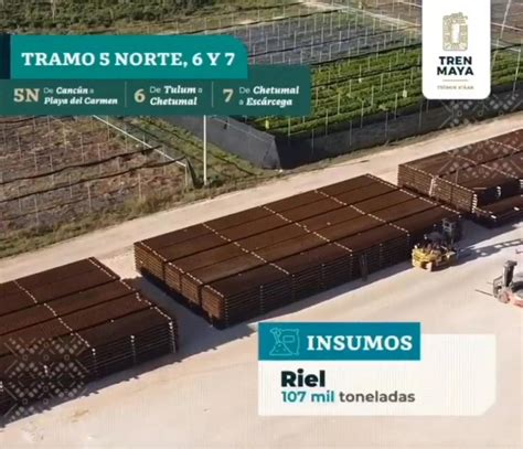 Usarán Más De Dos Millones De Metros Cúbicos De Balasto Para Obras Del Tren Maya En Tramos 5 6