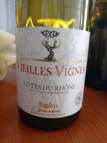 Terranea Vieilles Vignes Côtes du Rhône Blanc Vivino US