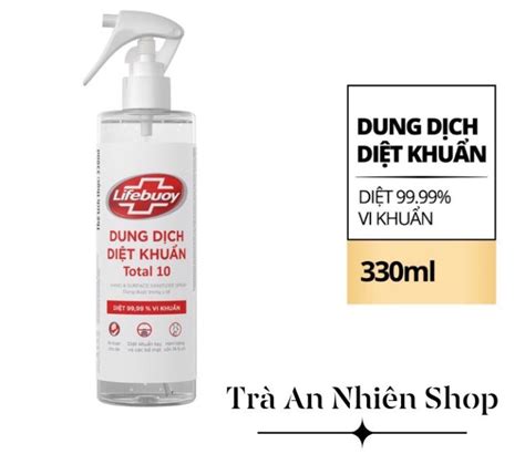 Chai xịt diệt khuẩn LIFEBUOY bảo vệ vượt trội 10 - chai 330ml | Lazada.vn