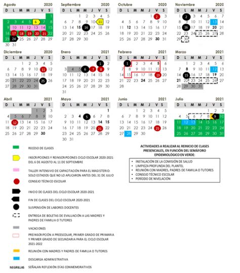 Turista Atl Tico Predecesor Calendario Escolar Preescolar Microbio