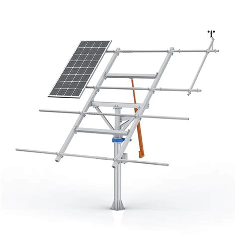 4kw Dual Axis Solar Tracker Slew Drives Solar Tracking Bracket System