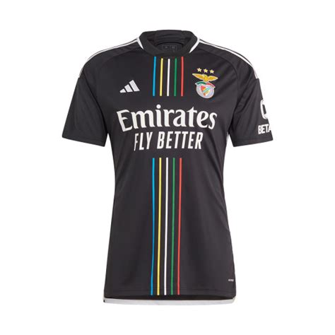 Camiseta adidas SLB Benfica Segunda Equipación 2023 2024 Black Fútbol